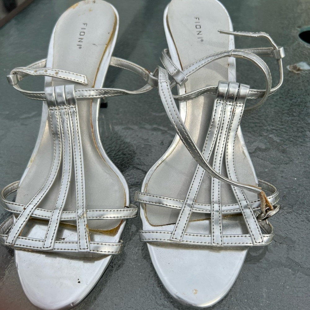 Nice silver heels